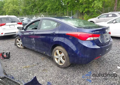 2013 Hyundai Elantra Gls from USA, damaged, VIN 5NPDH4AE3DH179834
